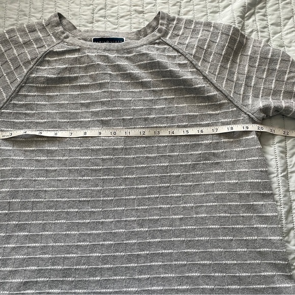 Karen Scott Women’s Gray Striped Sweater- Large - Picture 8 of 9